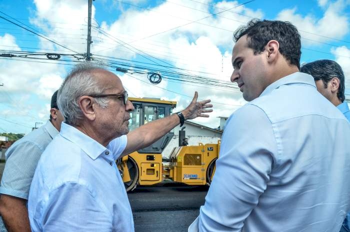 Visita a obras na Capital durante a manhã desta quinta