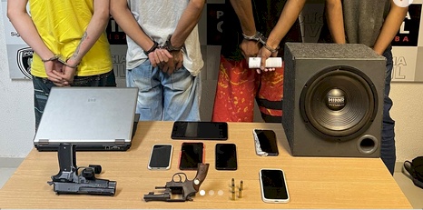 Prisão de gang de criminosos patrimoniais,