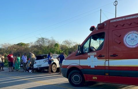 Acidente registrado na PB 325, entre os municípios de Catolé do Rocha e Riacho dos Cavalos 