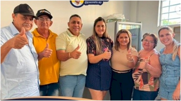 Prefeito João Neto com a Vereadora, Isabella Benigna