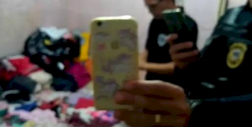 Materiais apreendidos em ação da Polícia Civil na cidade de Cajazeiras