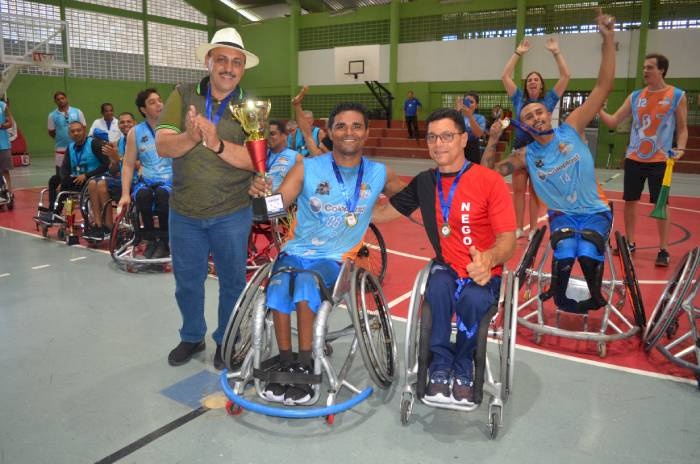 Basquete em cadeira de rodas marcou o encerramento dos Jogos Paralímpicos da Paraíba 2022