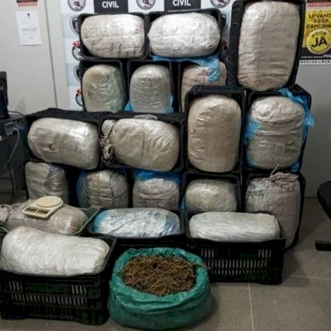 Polícia Civil cumpre mandado de prisão contra proprietário da casa onde a DRE apreendeu 200 quilos de maconha