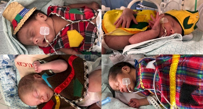 Recém-nascidos da UTI Neonatal do Hospital Edson Ramalho ganham ensaio fotográfico no São João