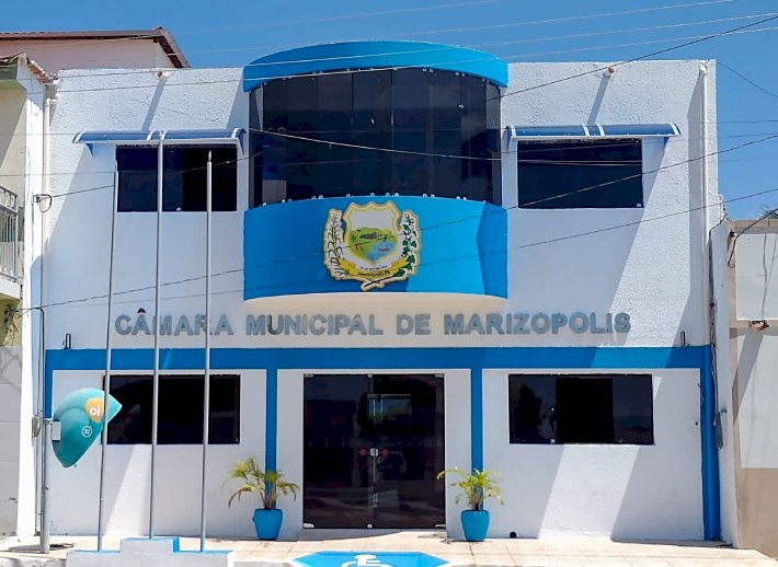 Frente da Câmara Municipal de Marizópolis