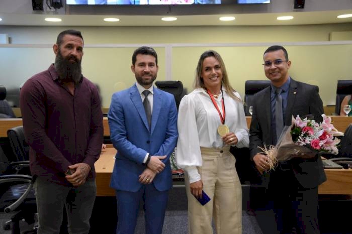 Comenda de Talento Esportivo à atleta Raquel de Farias Lins
