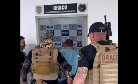 Homem apontado como assaltante de banco e liderança no tráfico de drogas