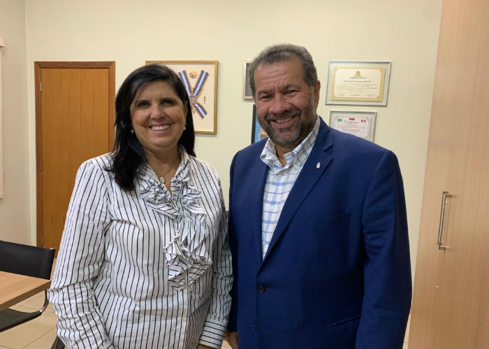 Lígia Feliciano e Lupi
