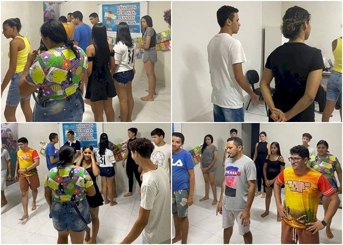 Oficina de Teatro com os jovens em São José da Lagoa Tapada