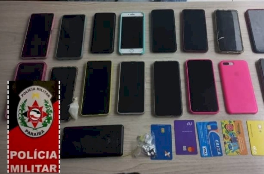 Em festa de São João, Polícia Militar recupera 14 celulares furtados e prende grupo do RN responsável pelo crime - Repórter PB
