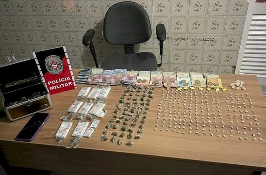 Imagem Mulher suspeita de tráfico presa em Pombal