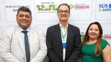 Prefeito Thially ao lado do Secretário Executivo da Saúde, Adriano Massuda