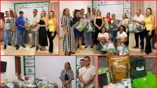 Entrega de novos kits de trabalho