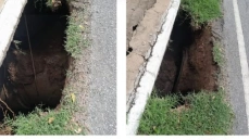 Cratera interdita trecho da PB-359 na saída de Aparecida após fortes chuvas