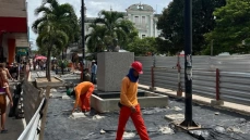Reforma da Praça Vidal de Negreiros, conhecida como Ponto de Cem Réis