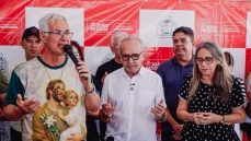 Entrega de novo Ninho do Saber em Gramame