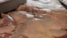 Cerca de 35 quilos de carne de frango foram apreendidos