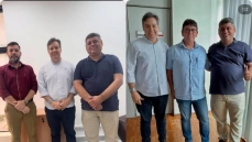 Deputado Júnior Araújo com o Prefeito, hially Aristóteles 