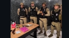 Material ilícito apreendido em ação da Polícia Militar