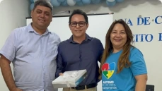 Pefeito, Thially Aristoteles, Dr. Alamo Abrantes, e Primeira Dama, Sonaria 