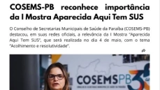 COSEMS-PB destaca iniciativa de Aparecida voltada ao fortalecimento do SUS