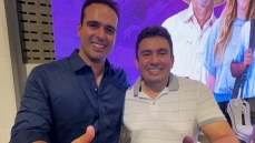 Governador, Lucas Ribeiro, e Helder Carvalho, prefeito de Sousa