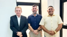 Deputado Chico Mendes e o prefeito de Aparecida, João Neto na Seplag