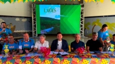 Prefeito Helder Carvalho na coletiva de imprensa