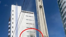 Imagem do incêndio em apartamento no bairro Gato Preto, em Sousa