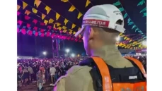 Segurança no São Julho em Sousa