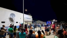 Entrega de pavimentação de vias e a implantação de iluminação pública em LED