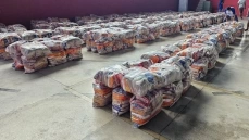 Cestas básicas entregues pela Prefeitura de Aparecida 