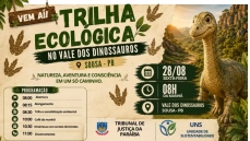 II Trilha Ecológica, no Parque Vale dos Dinossauros, em Sousa