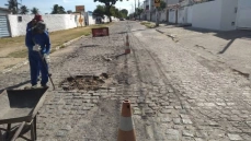 Operação tapa-buraco em JP