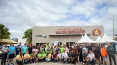 Visita educativa realizada ao Vale dos Dinossauros