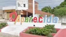 Letreiro com o nome Aparecida 