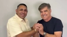 Prefeito de Aparecida João Neto ao lado do Deputado Federal, Wellington Roberto