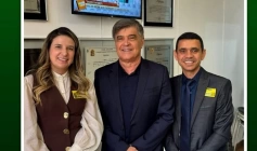 Prefeito Alberto de Braz ao lado do Deputado Federal, Wellignton Roberto