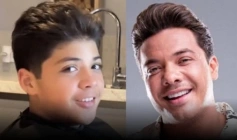 Yhudi e seu pai Wesley Safadão