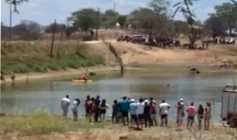 Açude aonde jovem desapareceu