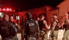 Imagem do local onde ocorreu o incênio com vítima fatal na cidade de Mari 