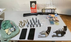 Drogas e armas apreendidas em operação na cidade de Patos 
