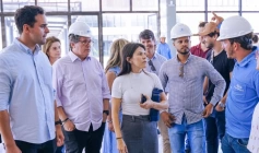Visita a obras da última etapa do Centro de Convenções de CG