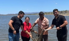 Sedap-PB promove o peixamento de três açudes com 250 mil alevinos no Sertão