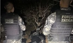 Motocicleta recuperada em ação da Polícia Militar