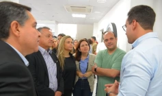 Pollyanna ao lado de Lucas Ribeiro, em Campina Grande