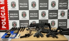 Material ilícito apreendido em ação das Forças de Segurança