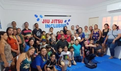 Aula inaugural de Jiu-Jitsu Inclusivo e Terapêutico