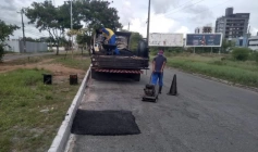 Operação Tapa-buraco em João Pessoa