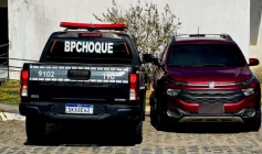 Veículo recuperado pela PM na Paraíba